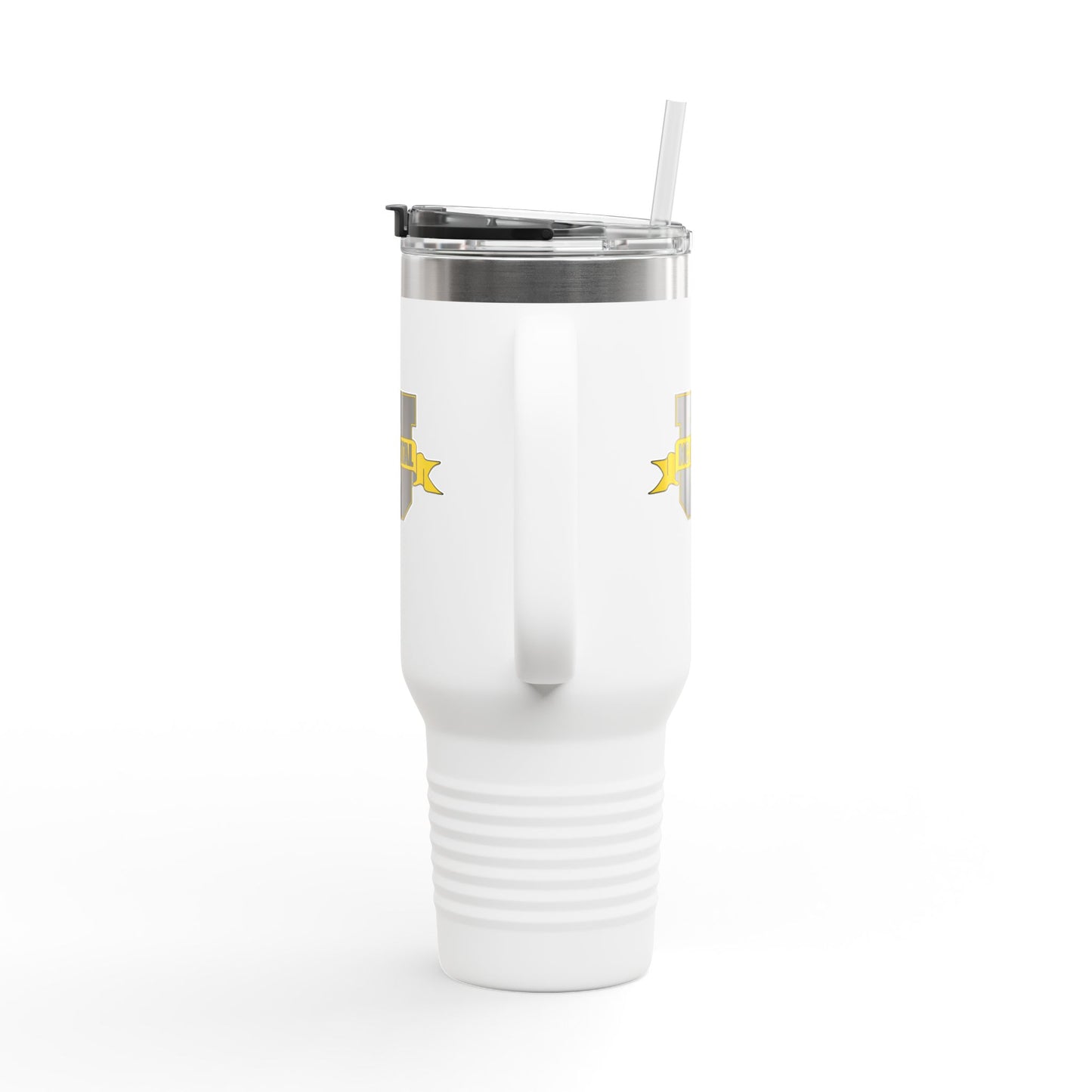 NC Dental U 40oz Insulated Travel Mug – Large Stainless Steel Tumbler with Handle