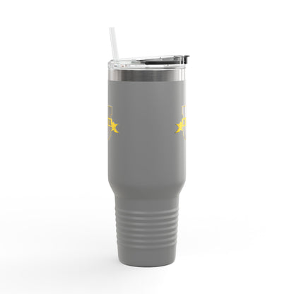 NC Dental U 40oz Insulated Travel Mug – Large Stainless Steel Tumbler with Handle