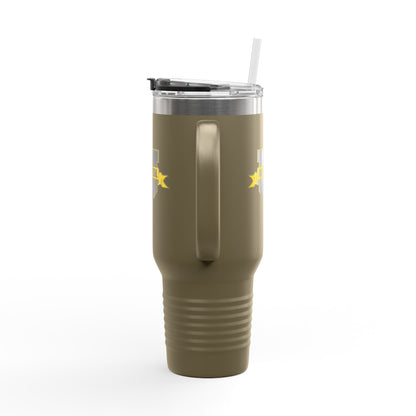NC Dental U 40oz Insulated Travel Mug – Large Stainless Steel Tumbler with Handle