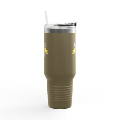 NC Dental U 40oz Insulated Travel Mug – Large Stainless Steel Tumbler with Handle