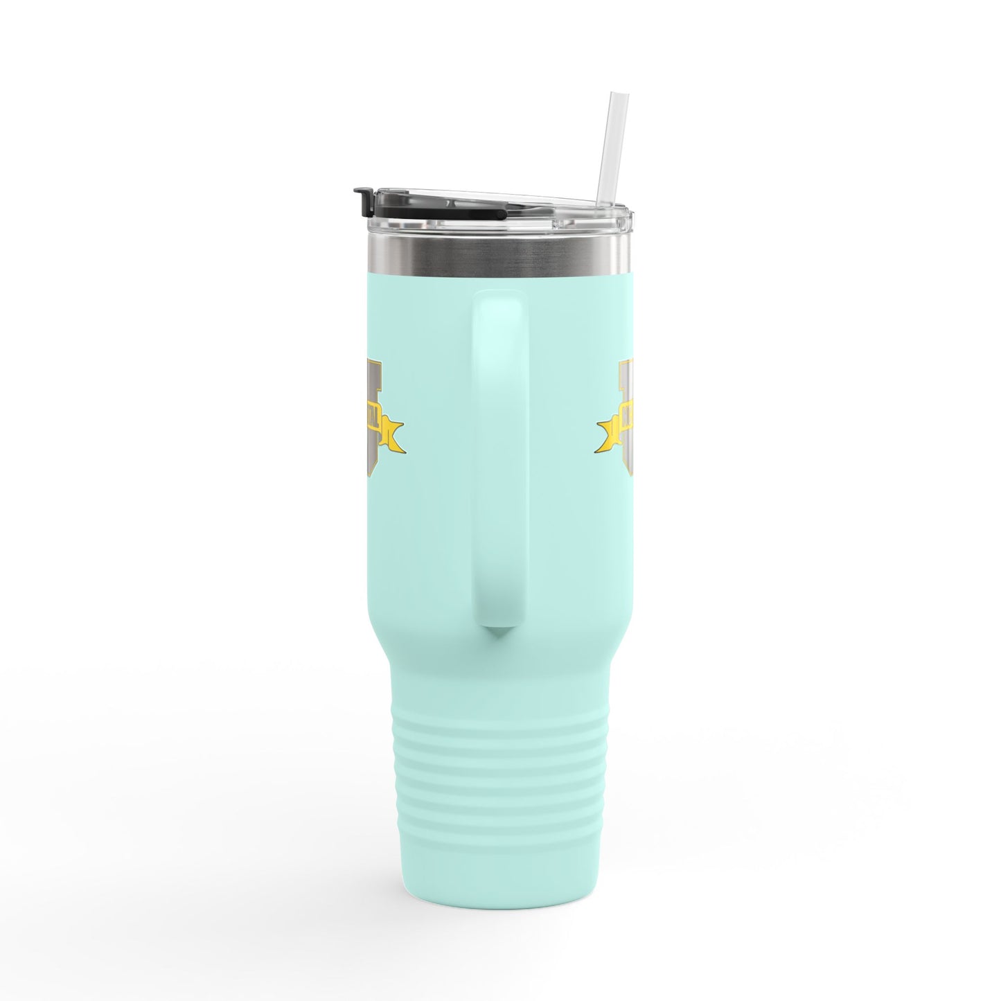 NC Dental U 40oz Insulated Travel Mug – Large Stainless Steel Tumbler with Handle