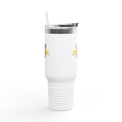 NC Dental U 40oz Insulated Travel Mug – Large Stainless Steel Tumbler with Handle