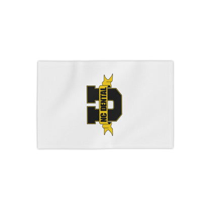 NC Dental U Beach Towel – Collegiate Black & Gold Logo