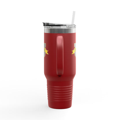 NC Dental U 40oz Insulated Travel Mug – Large Stainless Steel Tumbler with Handle