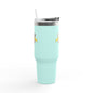NC Dental U 40oz Insulated Travel Mug – Large Stainless Steel Tumbler with Handle