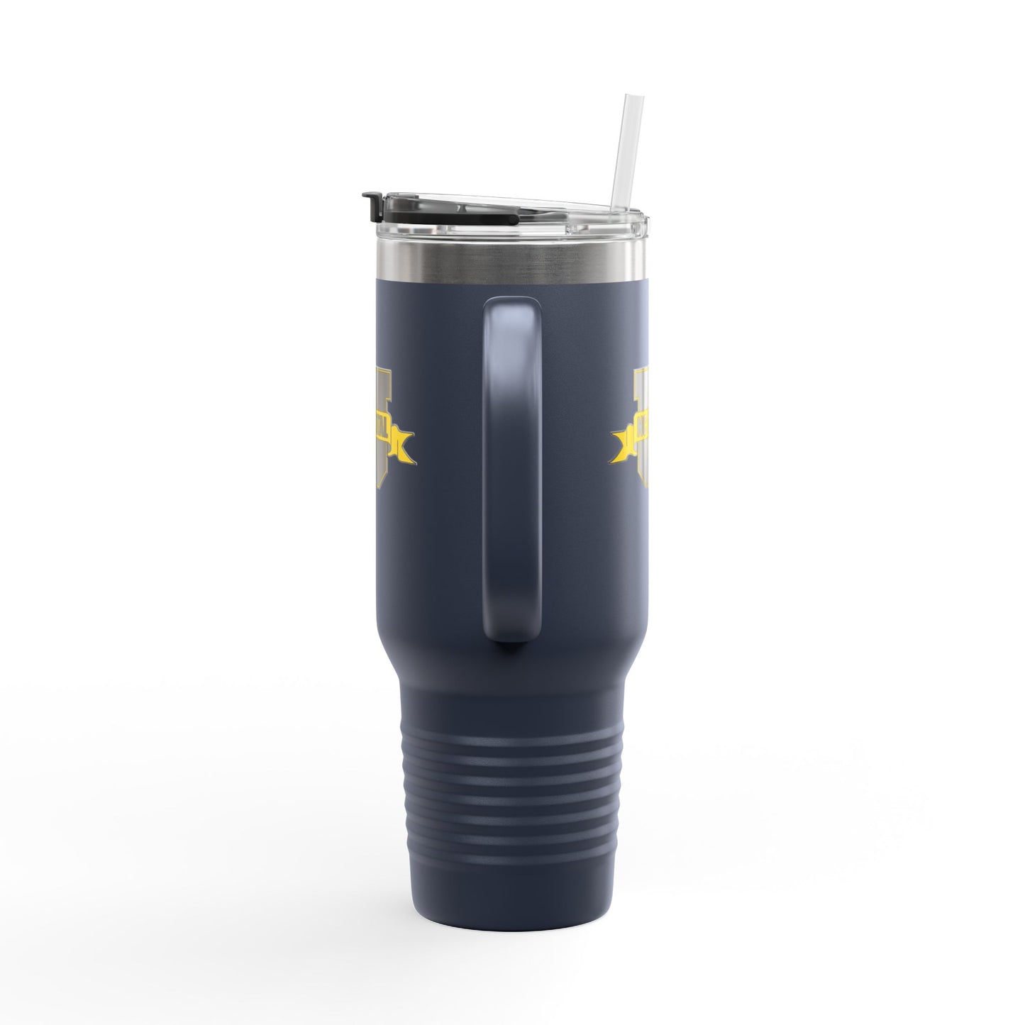 NC Dental U 40oz Insulated Travel Mug – Large Stainless Steel Tumbler with Handle