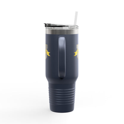 NC Dental U 40oz Insulated Travel Mug – Large Stainless Steel Tumbler with Handle