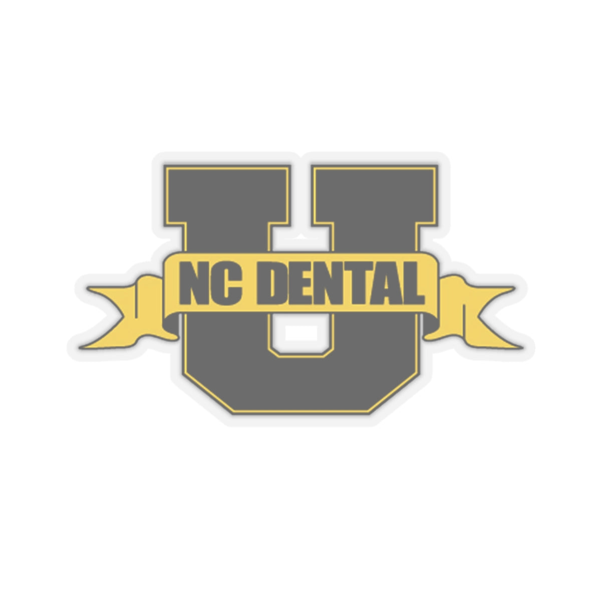 NC Dental U Stickers - Perfect for Students and Dental Professionals
