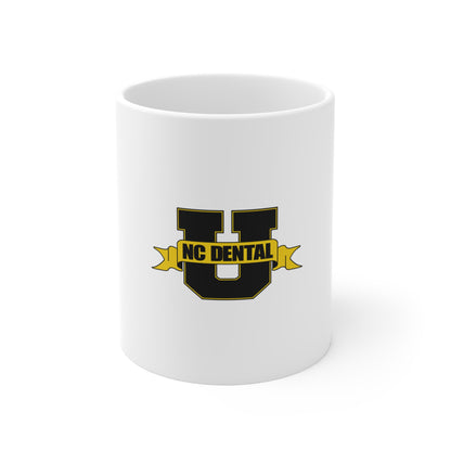 NC Dental U Mug - 11oz Ceramic Coffee Cup for Students & Professionals