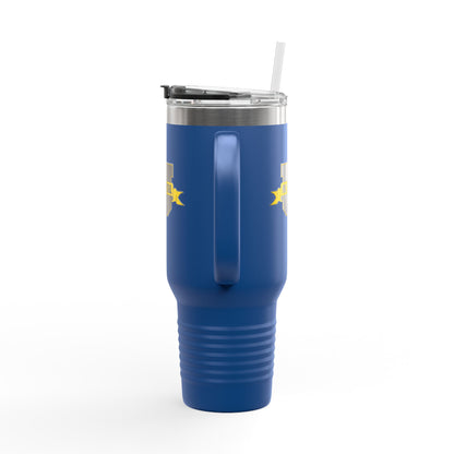 NC Dental U 40oz Insulated Travel Mug – Large Stainless Steel Tumbler with Handle