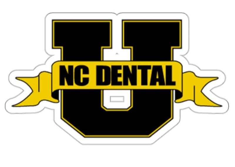 NC Dental U Stickers - Perfect for Students and Dental Professionals