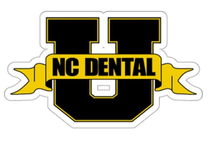 NC Dental U Stickers - Perfect for Students and Dental Professionals