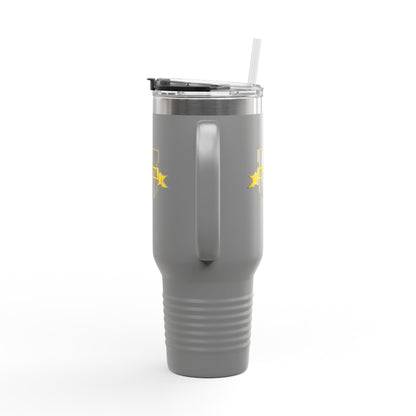 NC Dental U 40oz Insulated Travel Mug – Large Stainless Steel Tumbler with Handle